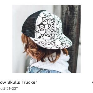 GEORGE HATS - Glow Skull Trucker